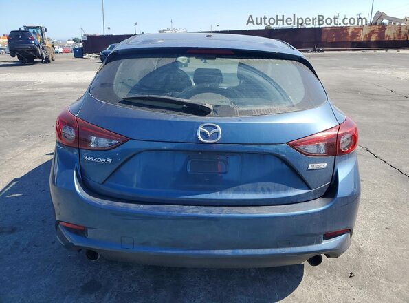 JM1BN1L7XH1126459 2017 MAZDA 3 Blue Հետևի տեսք