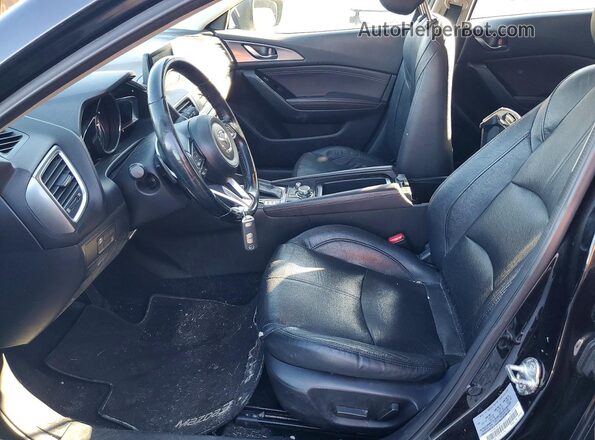 JM1BN1M3XH1131561 2017 MAZDA 3 Black Front interior view