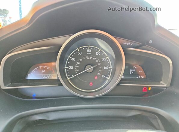 JM1BN1U75H1120762 2017 MAZDA 3 Серый Вид щитка приборов