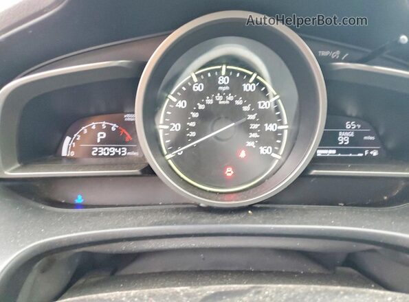 JM1BN1V77H1109647 2017 MAZDA 3 Белый Вид щитка приборов