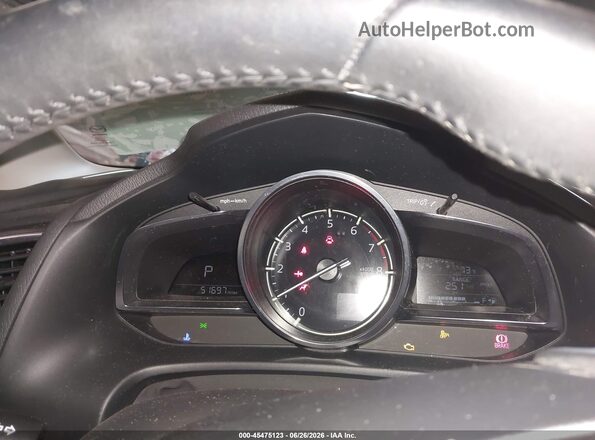 JM1BN1W38H1136660 2017 MAZDA 3 Синий Вид задних сидений