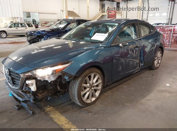 JM1BN1W38H1136660 2017 MAZDA 3 Синий Вид спереди