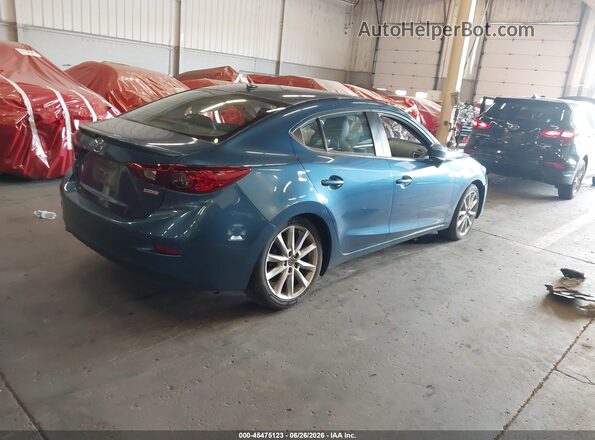 JM1BN1W38H1136660 2017 MAZDA 3 Синий Задняя правая четверть