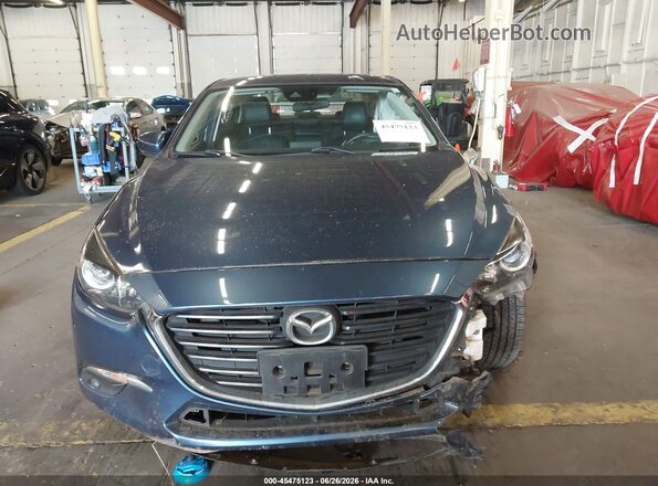 JM1BN1W38H1136660 2017 MAZDA 3 Синий Вид задней части салона