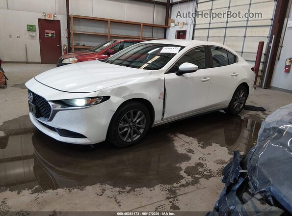JM1BPAAL4M1313765 2021 MAZDA 3 Белый Передняя левая четверть