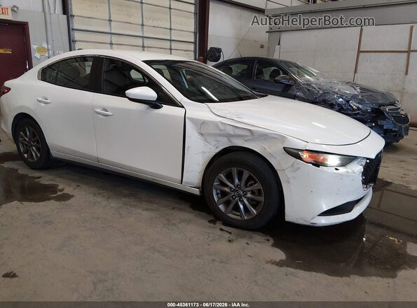 JM1BPAAL4M1313765 2021 MAZDA 3 Белый Вид задней части салона