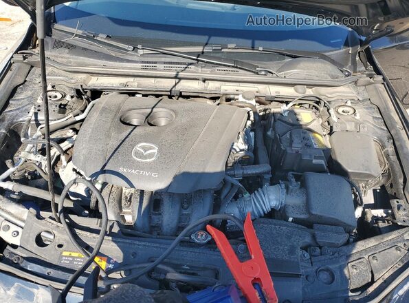 JM1BPAAL9M1339701 2021 MAZDA 3 Black უკანა სალონის ხედი