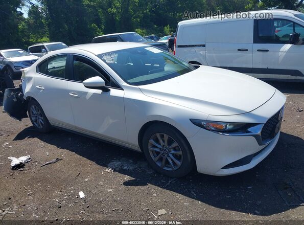JM1BPAALXM1318260 2021 MAZDA 3 White Widok wnętrza z tyłu