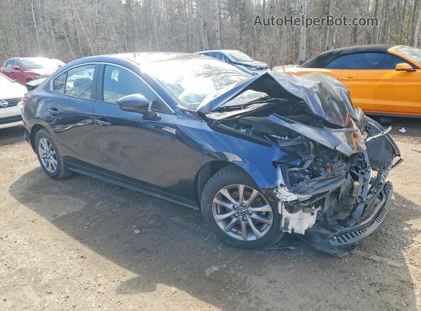 JM1BPAB77M1346227 2021 MAZDA 3 Blue Delantero derecho