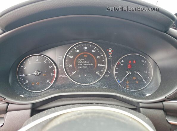 JM1BPABL2M1338470 2021 MAZDA 3 Black Vista del cuadro de instrumentos