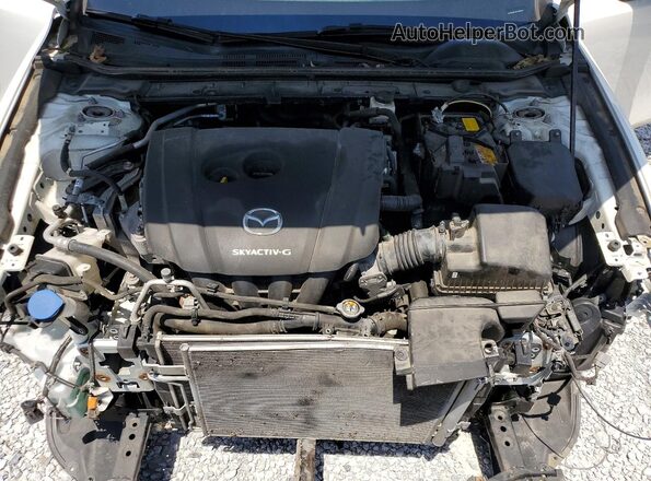 JM1BPABL3M1339448 2021 MAZDA 3 Белый Вид задней части салона