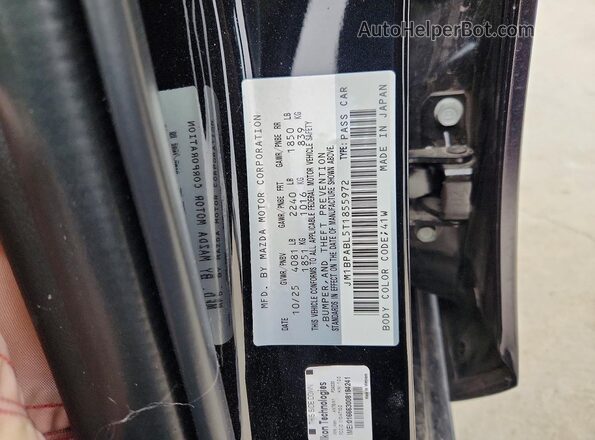 JM1BPABL5T1855972 2026 MAZDA 3 Black ძრავის განყოფილების ხედი