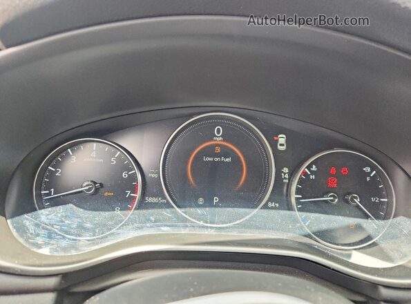 JM1BPABL7N1507366 2022 MAZDA 3 Red Вид щитка приладів