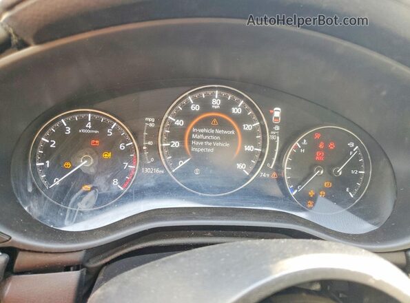 JM1BPABL8L1167075 2020 MAZDA 3 Синий Вид щитка приборов