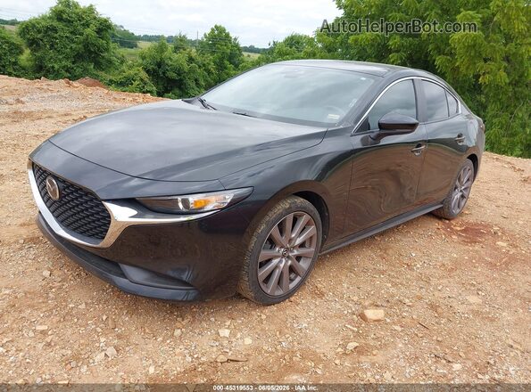 JM1BPABLXM1322176 2021 MAZDA 3 Черный Передняя левая четверть