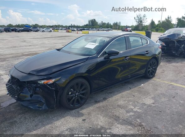 JM1BPABM5S1760741 2025 MAZDA 3 Black Առջևի ձախ երեք քառորդ տեսարան