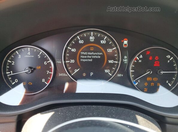 JM1BPABM7S1782224 2025 MAZDA 3 White Instrument cluster view