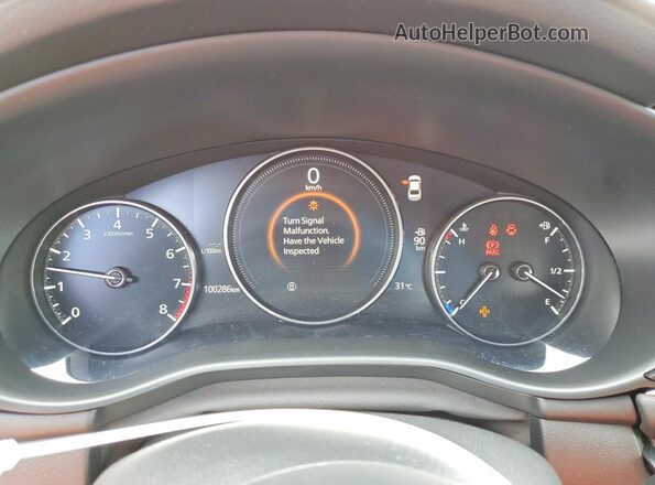 JM1BPAC77K1128574 2019 MAZDA 3 Red Սարքավորումների վահանակի տեսք