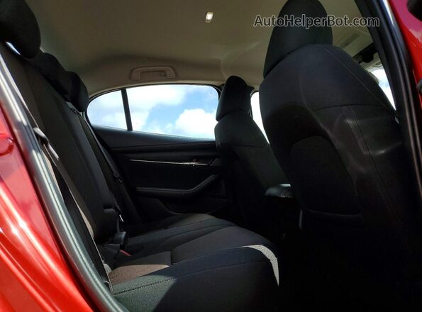 JM1BPAC77K1128574 2019 MAZDA 3 Red Հետևի նստատեղերի տեսք