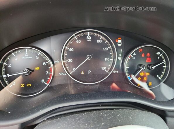 JM1BPACL0T1875786 2026 MAZDA 3 Blue Instrument cluster view