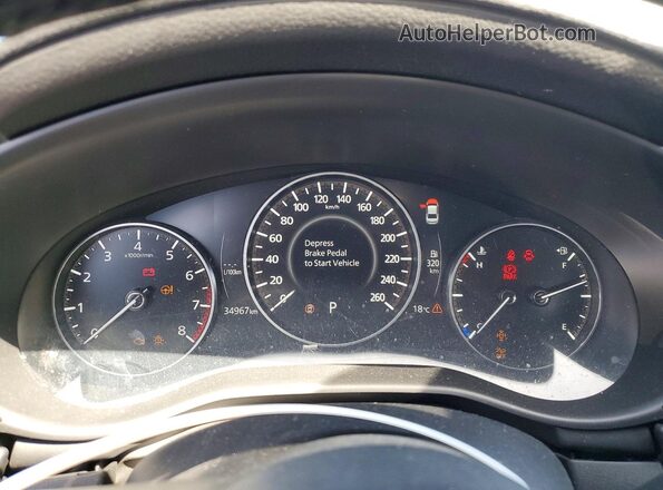 JM1BPACM6S1750816 2025 MAZDA 3 Gray Vista del cuadro de instrumentos
