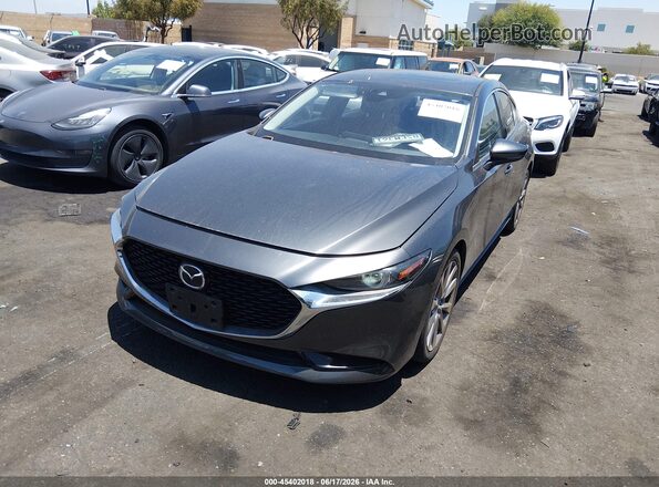 JM1BPAEM9L1166750 2020 MAZDA 3 Gray Vista tres cuartos delantera izquierda