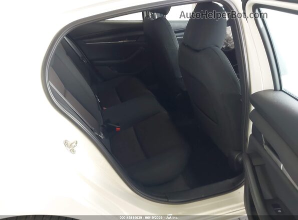 JM1BPAJL0N1517271 2022 MAZDA 3 White Vista de la etiqueta del VIN