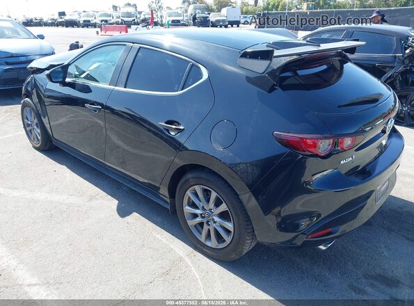 JM1BPAJL2M1310993 2021 MAZDA 3 Black უკანა მარცხენა