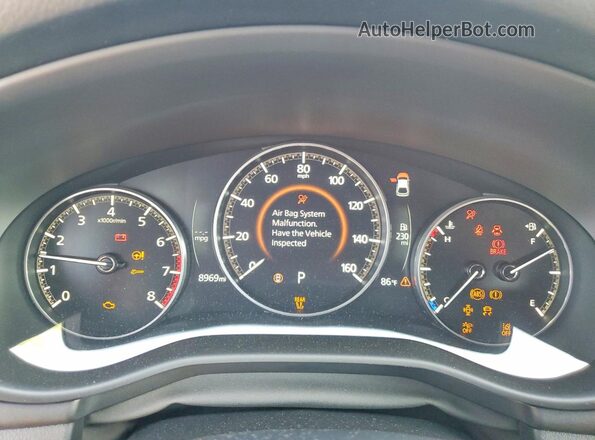 JM1BPAJM1S1776646 2025 MAZDA 3 White ხელსაწყოთა პანელის ხედი