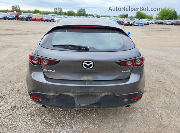 JM1BPAK70M1326353 2021 MAZDA 3 Gray Rear view