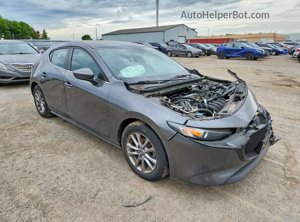 JM1BPAK70M1326353 2021 MAZDA 3 Gray Front right