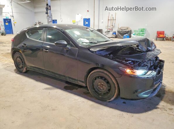 JM1BPAK71M1303812 2021 MAZDA 3 Черный Передняя правая четверть