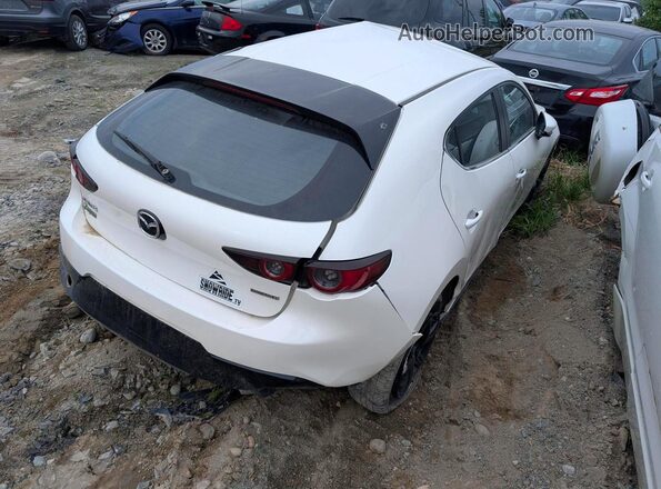 JM1BPAK73M1312267 2021 MAZDA 3 White უკანა მარჯვენა