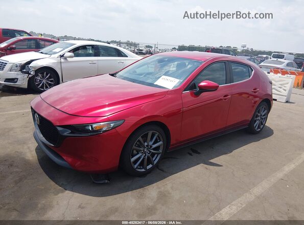 JM1BPAKL0M1332344 2021 MAZDA 3 Красный Передняя левая четверть