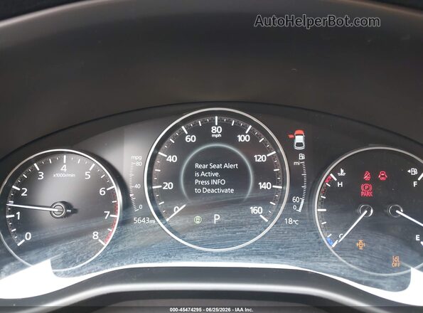 JM1BPAKL0T1861422 2026 MAZDA 3 Gray Widok tylnych siedzeń
