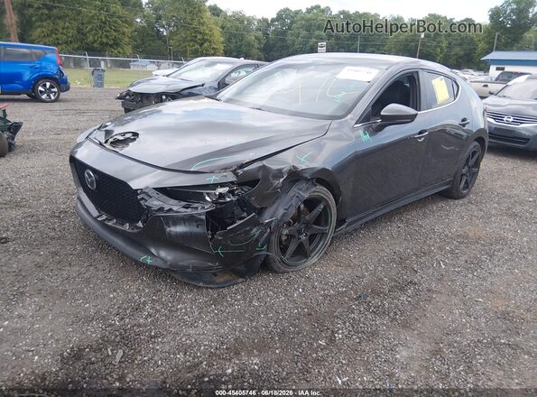 JM1BPAKLXM1332349 2021 MAZDA 3 Gray წინა მარცხენა ხედი სამი მეოთხედიდან