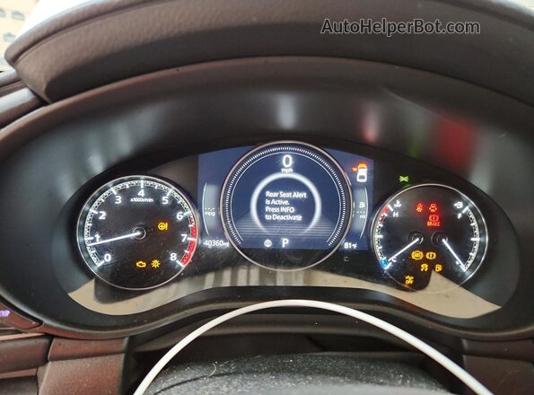 JM1BPAKM2R1722152 2024 MAZDA 3 Beige Widok zestawu wskaźników