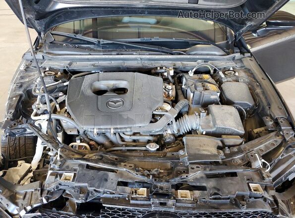 JM1BPAKM5R1712943 2024 MAZDA 3 Black Widok wnętrza z tyłu