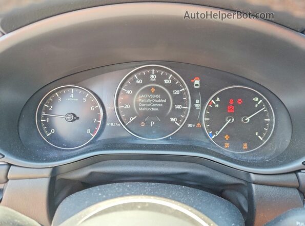 JM1BPAKM6R1714359 2024 MAZDA 3 Blue Vista del cuadro de instrumentos