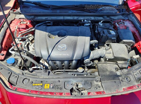 JM1BPAL74P1614637 2023 MAZDA 3 Red Rear interior view