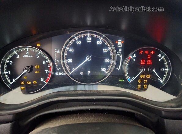 JM1BPALL0N1515601 2022 MAZDA 3 Tan Instrument cluster view
