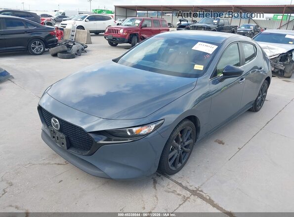 JM1BPALL1N1504669 2022 MAZDA 3 Gray Vista tres cuartos delantera izquierda