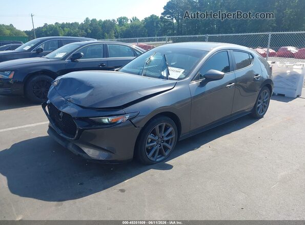 JM1BPALM0R1701766 2024 MAZDA 3 Gray წინა მარცხენა ხედი სამი მეოთხედიდან