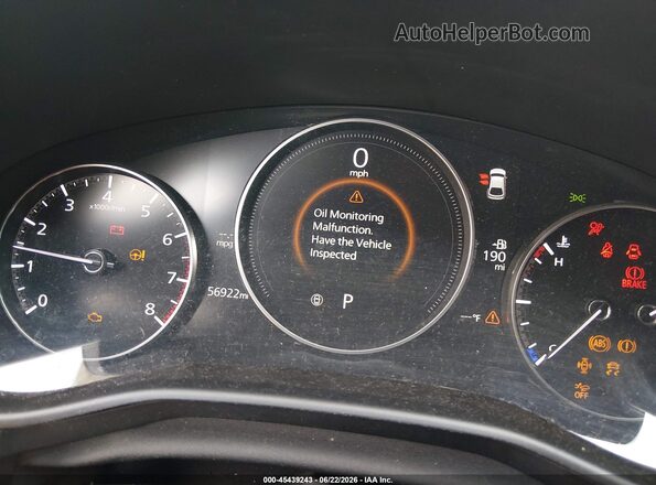 JM1BPALM2P1610785 2023 MAZDA 3 Red Widok tylnych siedzeń