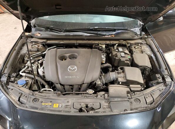 JM1BPALM7L1170024 2020 MAZDA 3 Black Widok wnętrza z tyłu