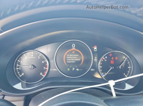 JM1BPALM7S1775420 2025 MAZDA 3 Blue Instrument cluster view
