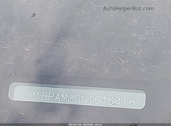 JM1BPAML0N1515418 2022 MAZDA 3 Gray 