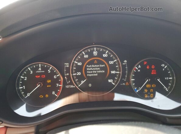 JM1BPAML1M1348937 2021 MAZDA 3 Белый Вид щитка приборов