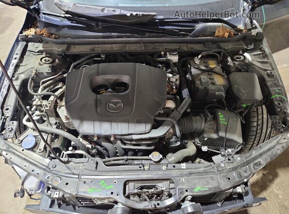 JM1BPAMM0R1652132 2024 MAZDA 3 Black Widok wnętrza z tyłu