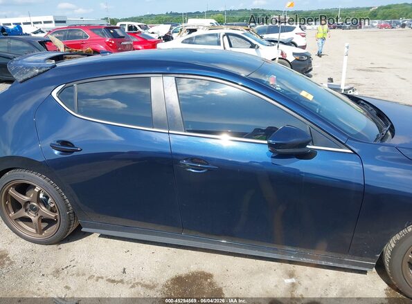 JM1BPAMM1K1143608 2019 MAZDA 3 Dark Blue Widok wnętrza z tyłu
